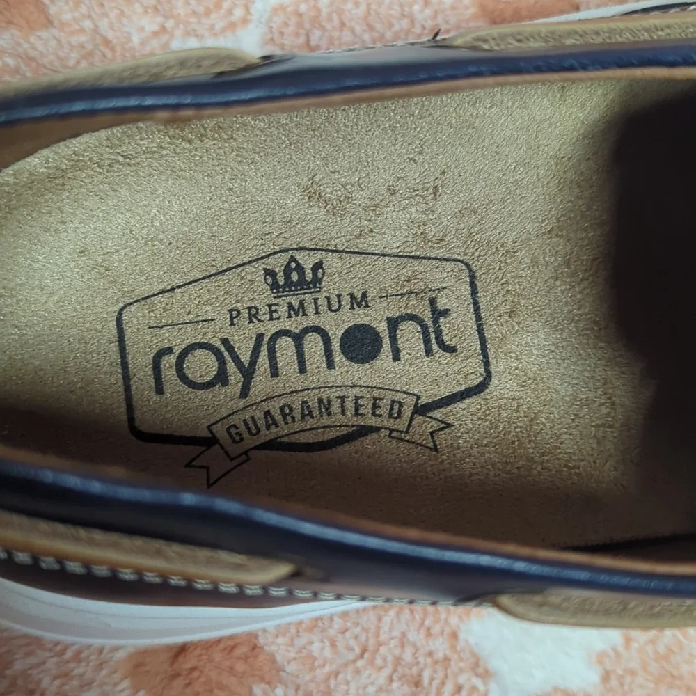 Navy and Tan Leather Men's Shoes